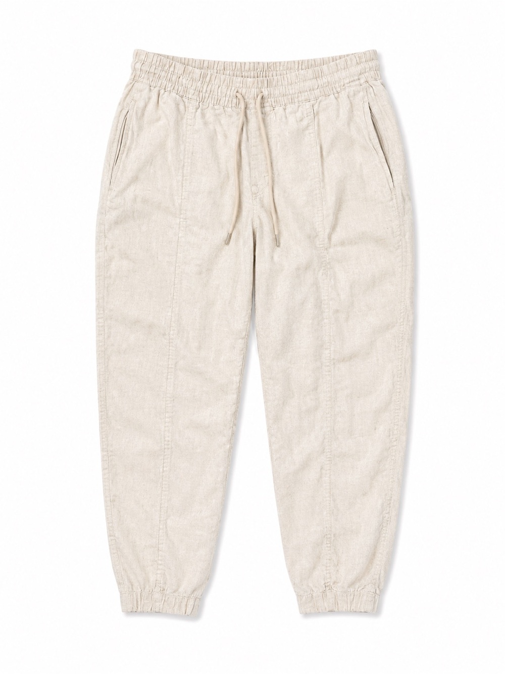Athleta Women’s Linen Joggers in Natural Beige